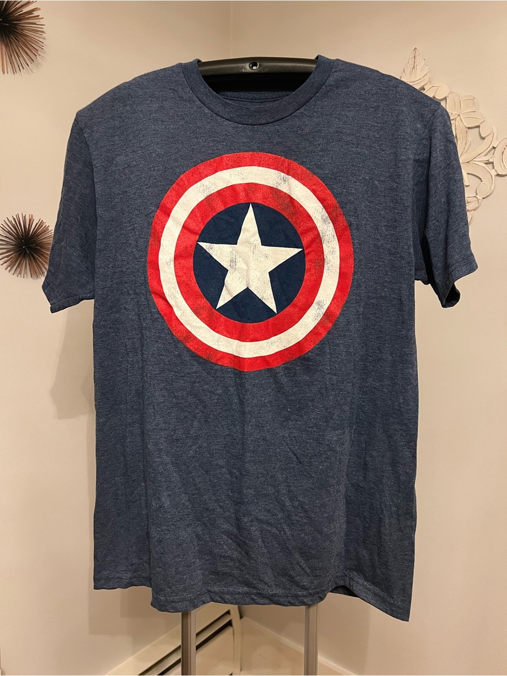 Marvel Captain America Shield Tee - Blue, Red, White